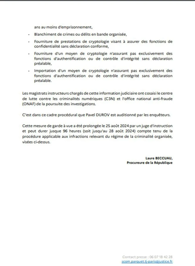 Обвинения Павла Дурова*