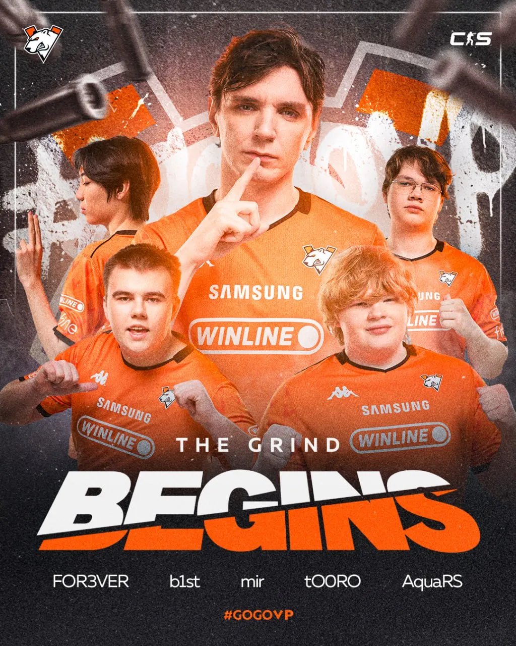 К основному составу Virtus.pro присоединились два игрока из академического состава VP.Prodigy – Диас FOR3VER Кутубай и Александр AquaRS Ковалев