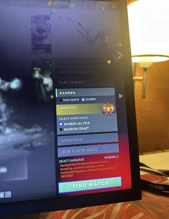 Бан Satanic в Dota 2