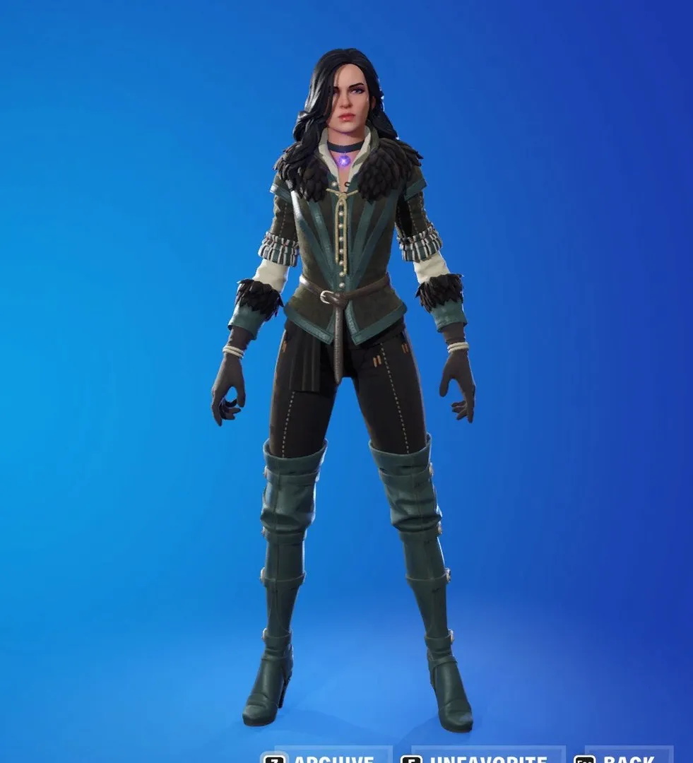 Йеннифэр из The Witcher 3 в Fortnite