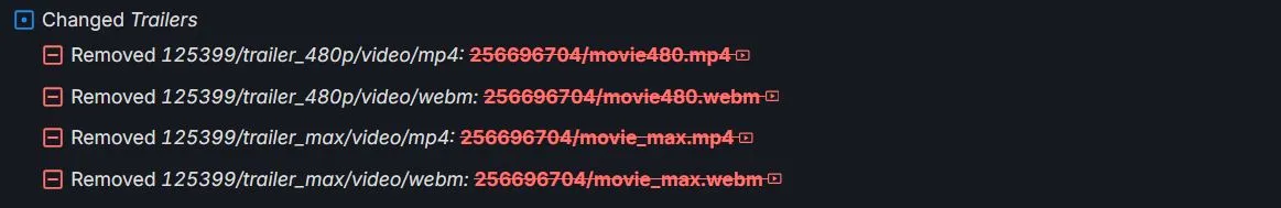 Изменения Fallout 3 в Steam (Steamdb)