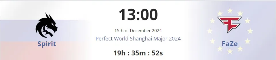 Финал Perfect World Shanghai Major 2024 (HLTV)
