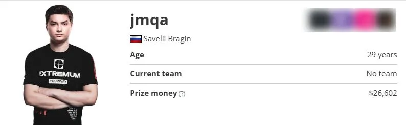 Савелий jmqa Брагин на HLTV