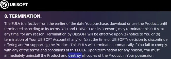 Пользовательское соглашение (EULA)