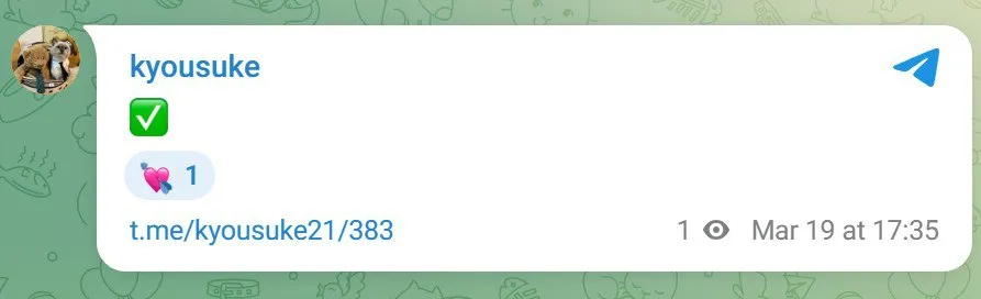 Максим kyousuke Лукин в Telegram-канале