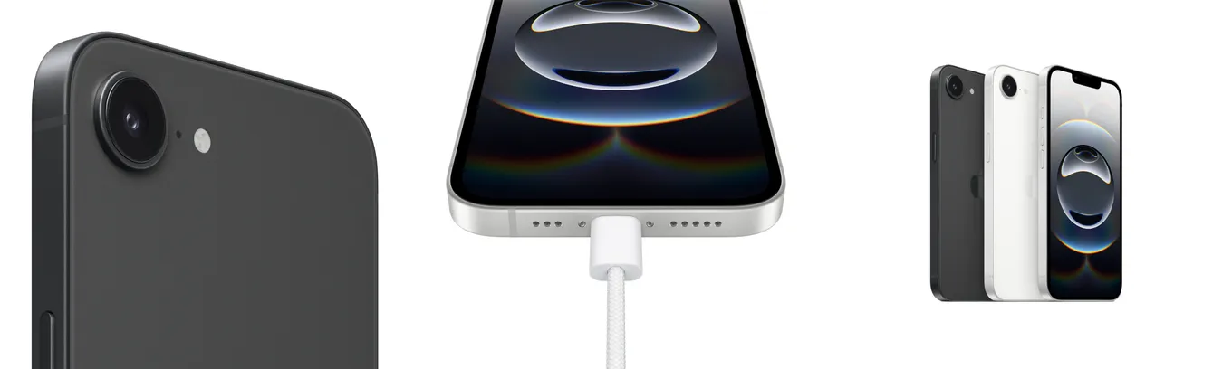 У новинки отсутствует новая кнопка камеры, зарядка производится через USB-C, в устройство также внедрён новый AI Apple Intelligence.