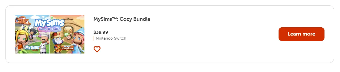 MySims: Cozy Bundle