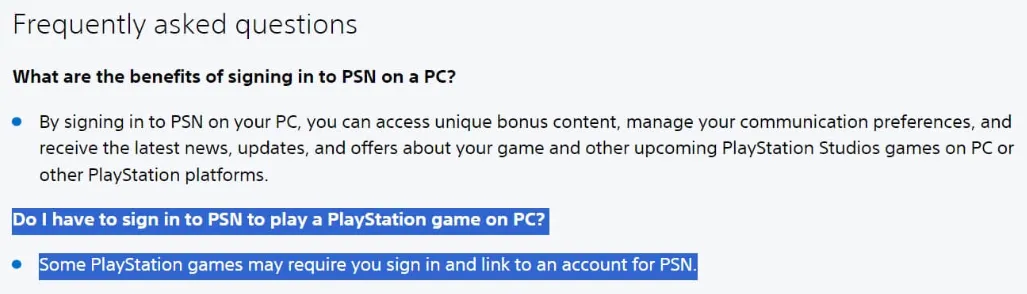 Изменения политики Sony