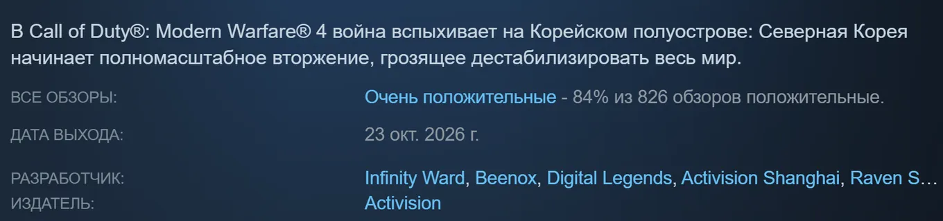 Первые игроки встретили шутер преимущественно положительно, а журналисты уже называют его возвращением серии к прежней форме