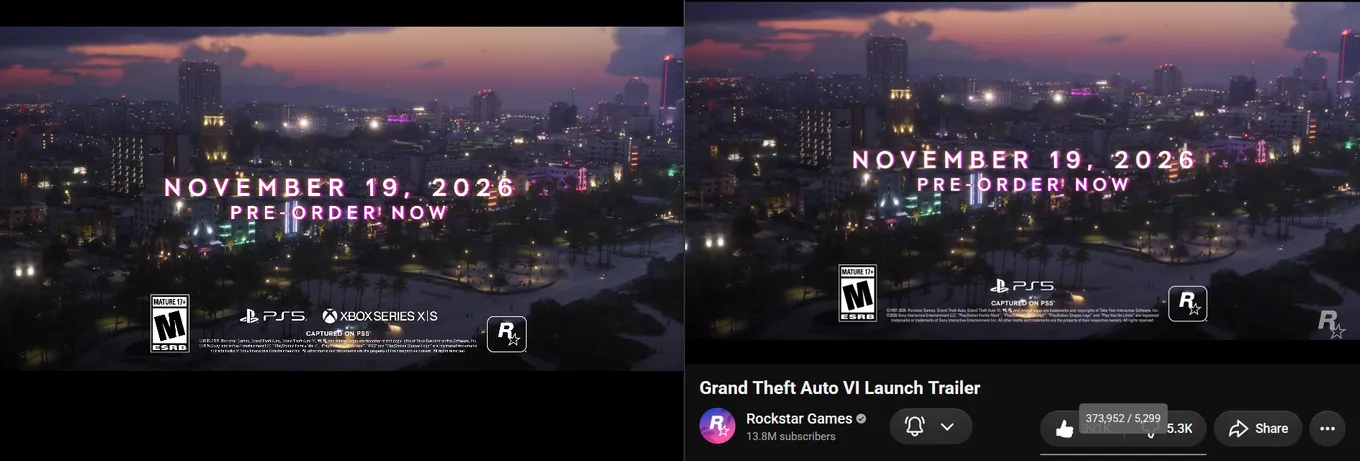 В последнем трейлере GTA также исчез логотип Xbox