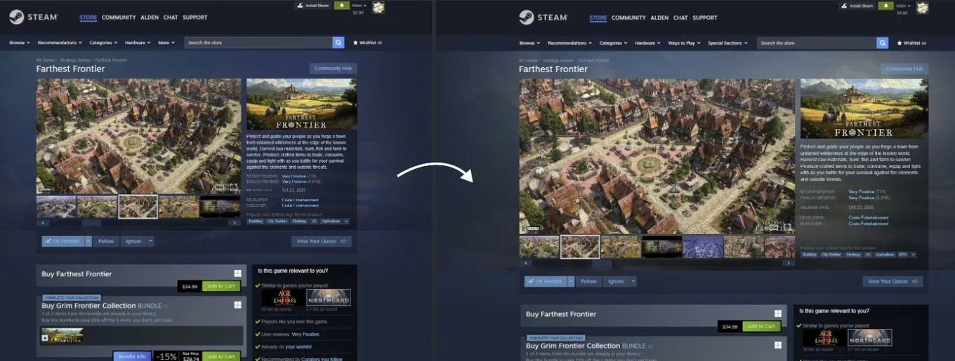 Изменения в Steam