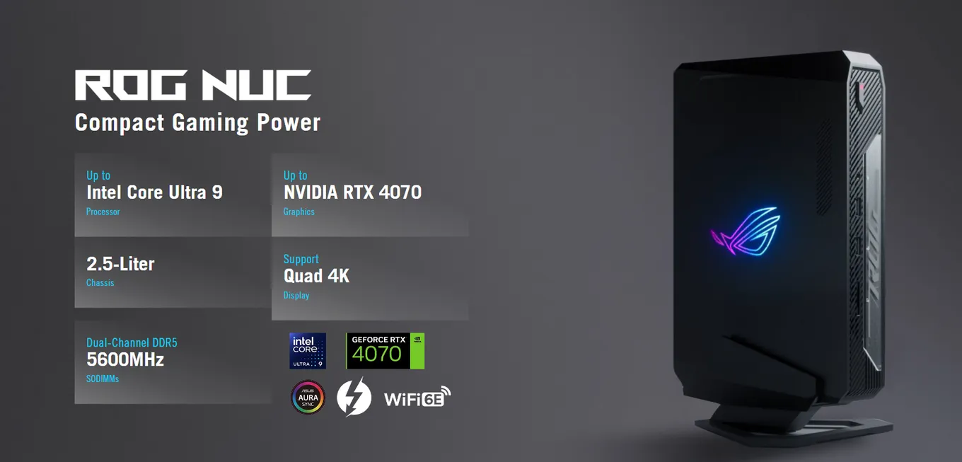 Характеристики ASUS ROG NUC 14