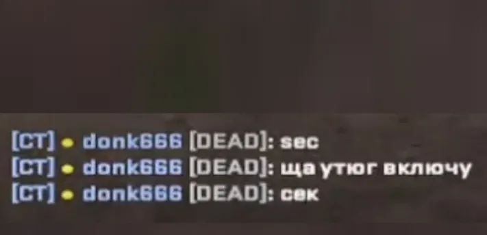 Donk прямо посреди катки на Faceit