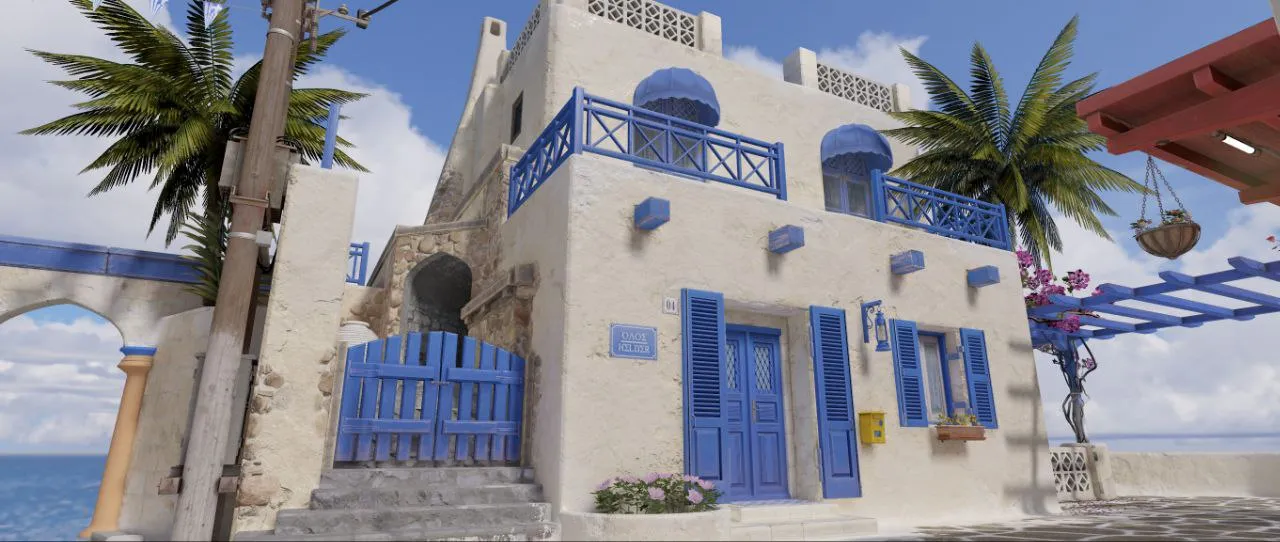Карта Santorini