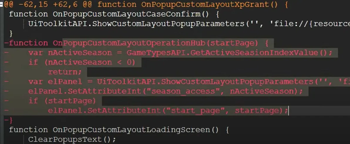 Упоминание операций в коде CS2 (Gabe Follower)