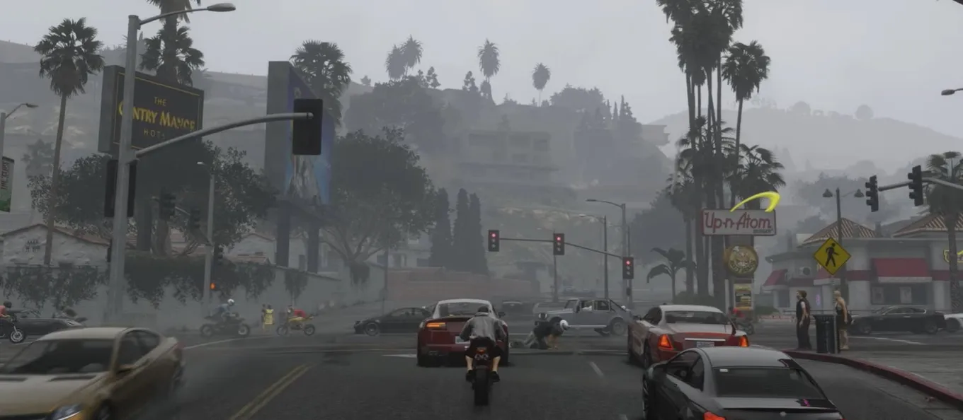 GTA V с использованием Natural Vision Evolved