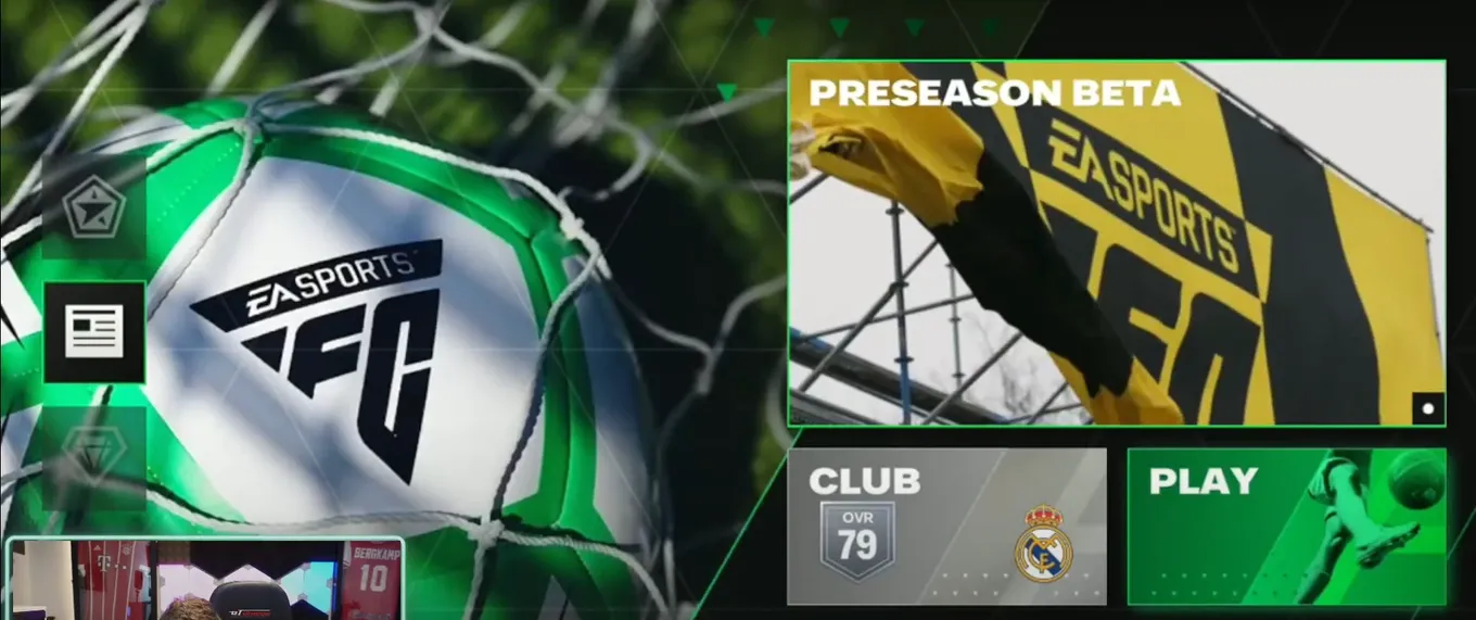 Главное меню EA Sports FC Mobile