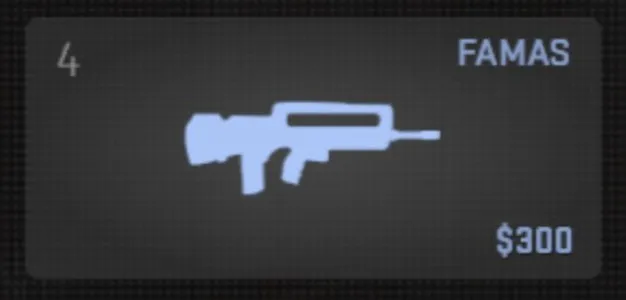 Шуточная стоимость FAMAS от Valve