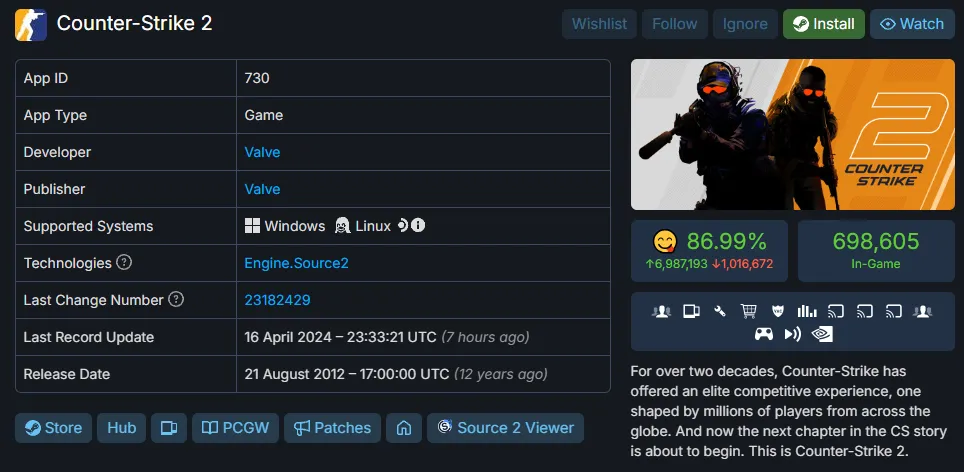 steamDB