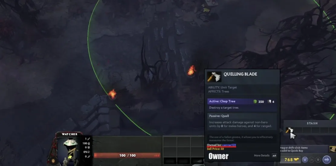 Просмотр вотчера в Dota 2