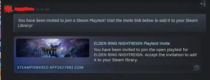 Пример сообщения от мошенников в Steam