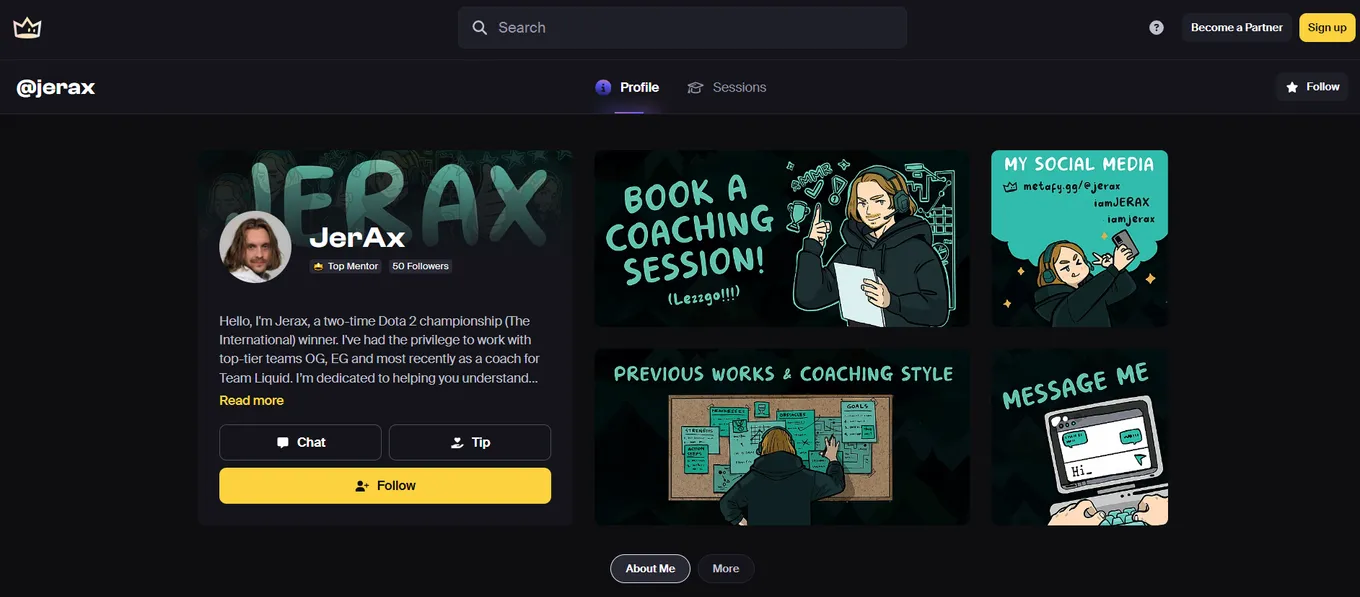 Профиль JerAx на metafy