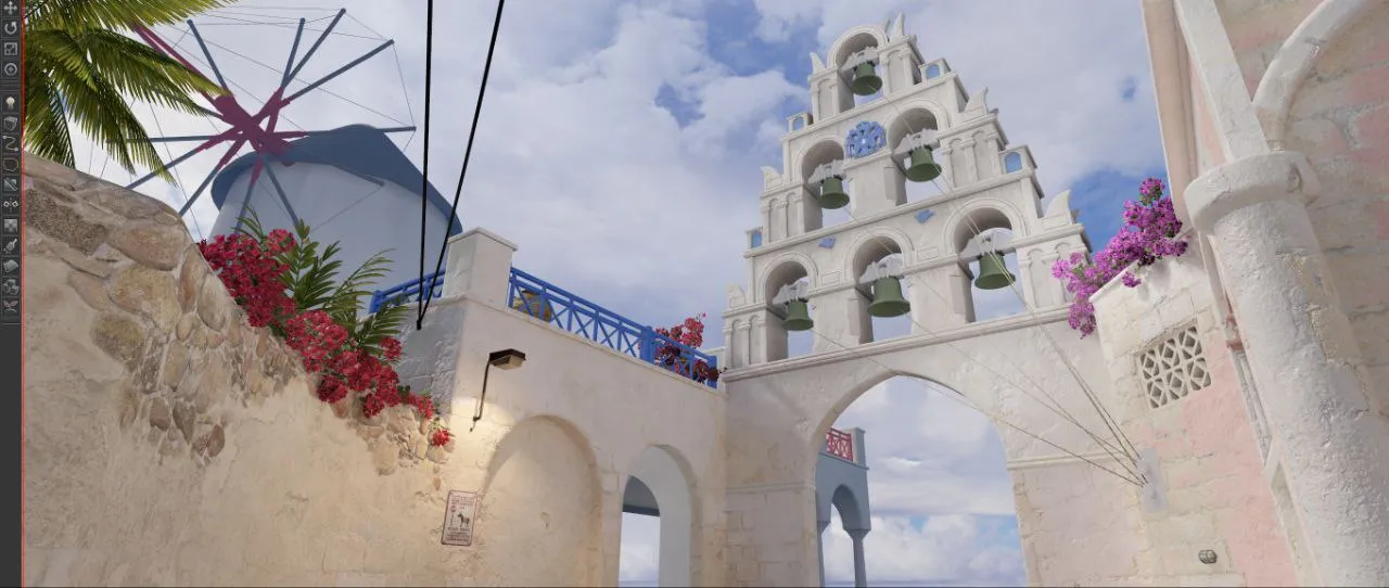 Карта Santorini