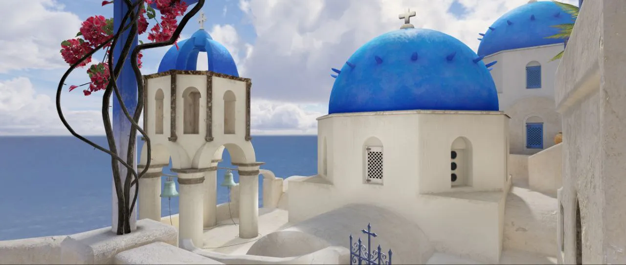 Карта Santorini