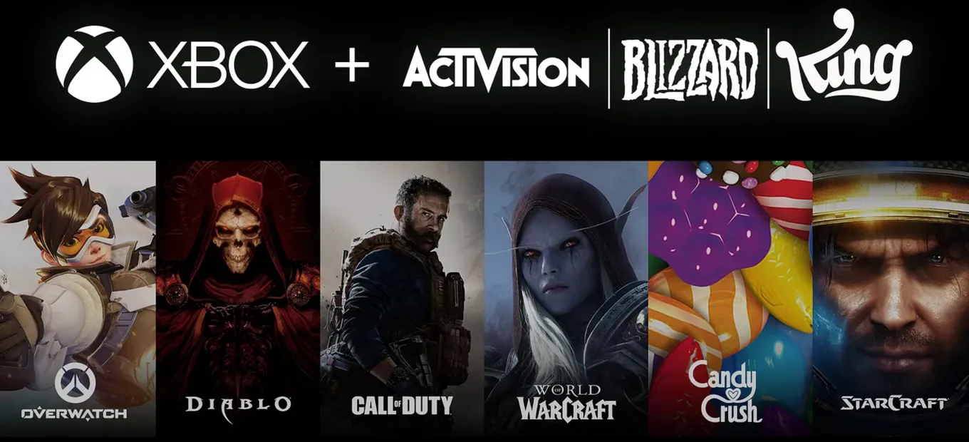 Xbox будет включать игры от Activision Blizzard