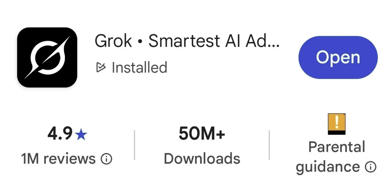 Grok в App Store