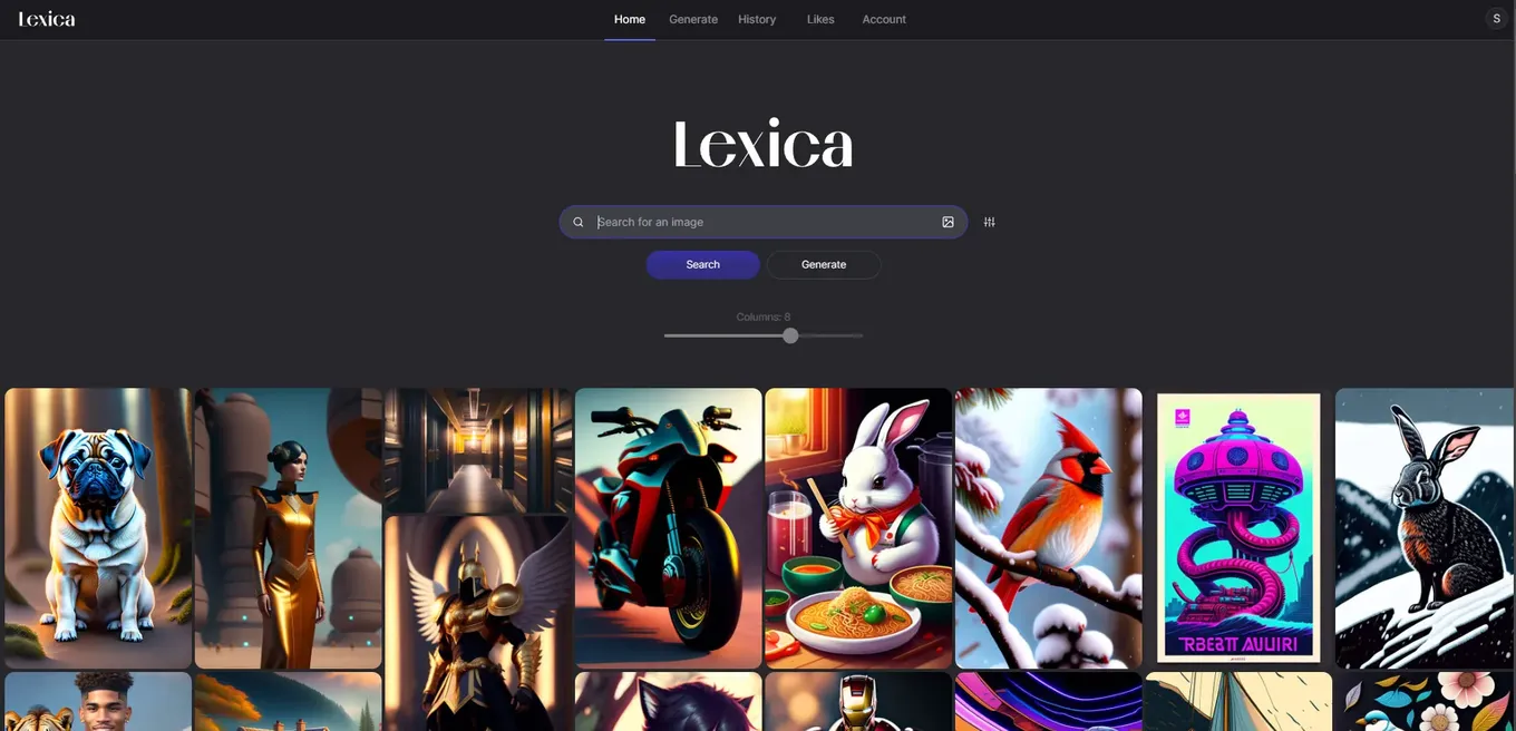 Примеры работ Lexica