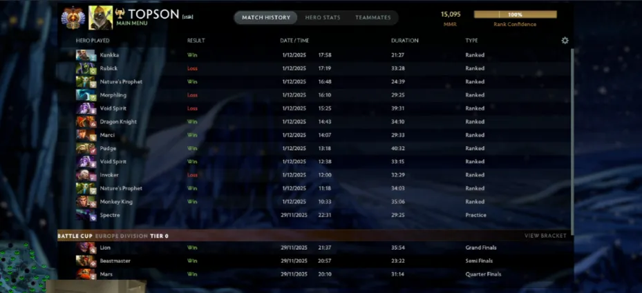 Topson в Dota 2
