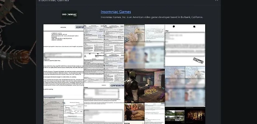 Утечка Insomniac