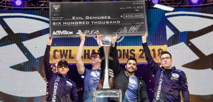 Состав Evil Geniuses выиграл чемпионат мира по Call of Duty в 2018 году
