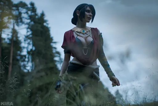 Косплей на Морриган из Dragon Age от Александры Реил