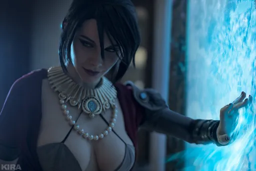 Косплей на Морриган из Dragon Age от Александры Реил