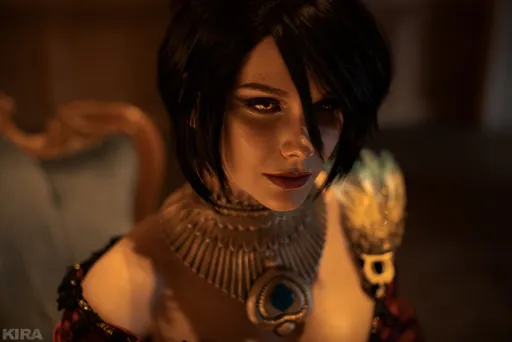 Косплей на Морриган из Dragon Age от Александры Реил