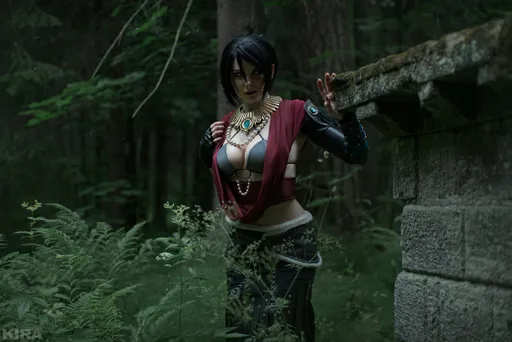 Косплей на Морриган из Dragon Age от Александры Реил