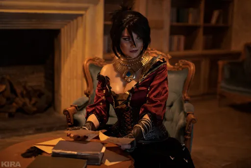 Косплей на Морриган из Dragon Age от Александры Реил