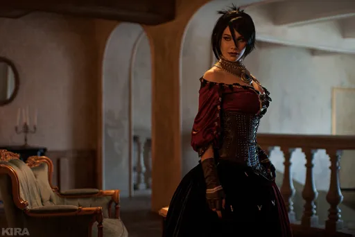 Косплей на Морриган из Dragon Age от Александры Реил