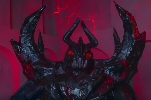 Косплей на Shadow Fiend из Dota 2