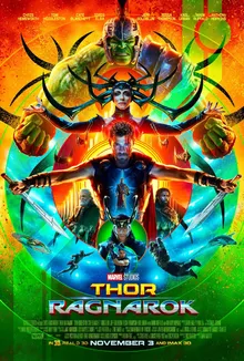 Постер фильма «Тор: Рагнарёк» (2017)