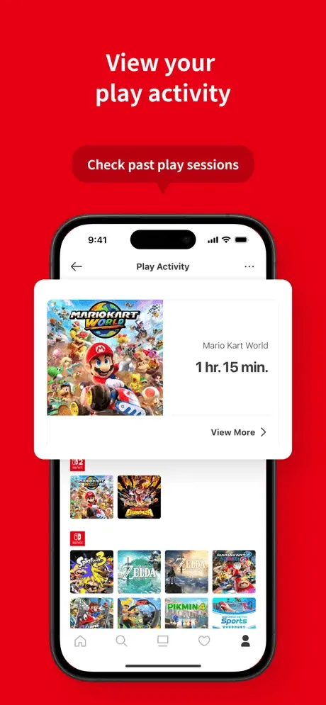 Скриншоты приложения Nintendo Store