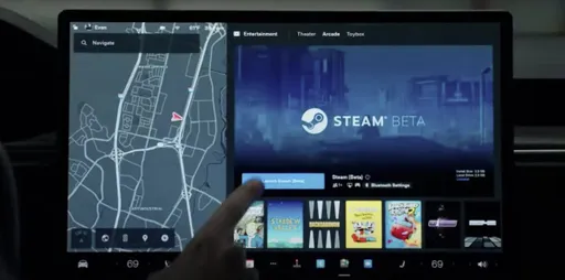 Tesla отказалась от поддержки сервиса Steam в своих автомобилях