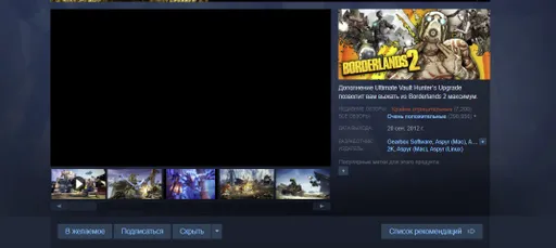 В Steam вновь раскритиковали Borderlands 2 из-за пользовательского соглашения