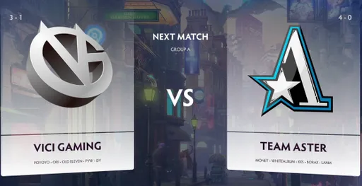 Vici Gaming — Team Aster: обзор встречи лидеров китайского дивизиона