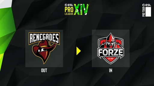 ForZe заменит Renegades на ESL Pro League Season 14
