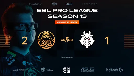 G2 Esports впервые уступила на ESL Pro League S13