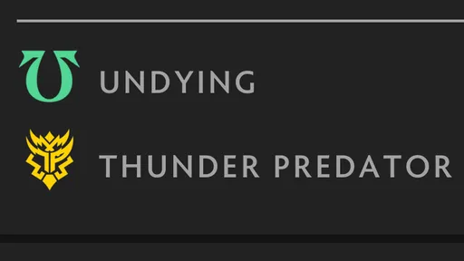 Team Undying — Thunder Predator: прямая трансляция Group Stage на The International 10