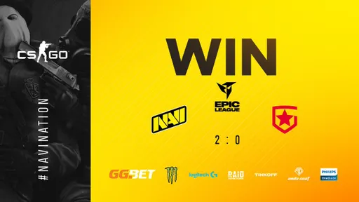 Natus Vincere победили Gambit на EPIC CIS League